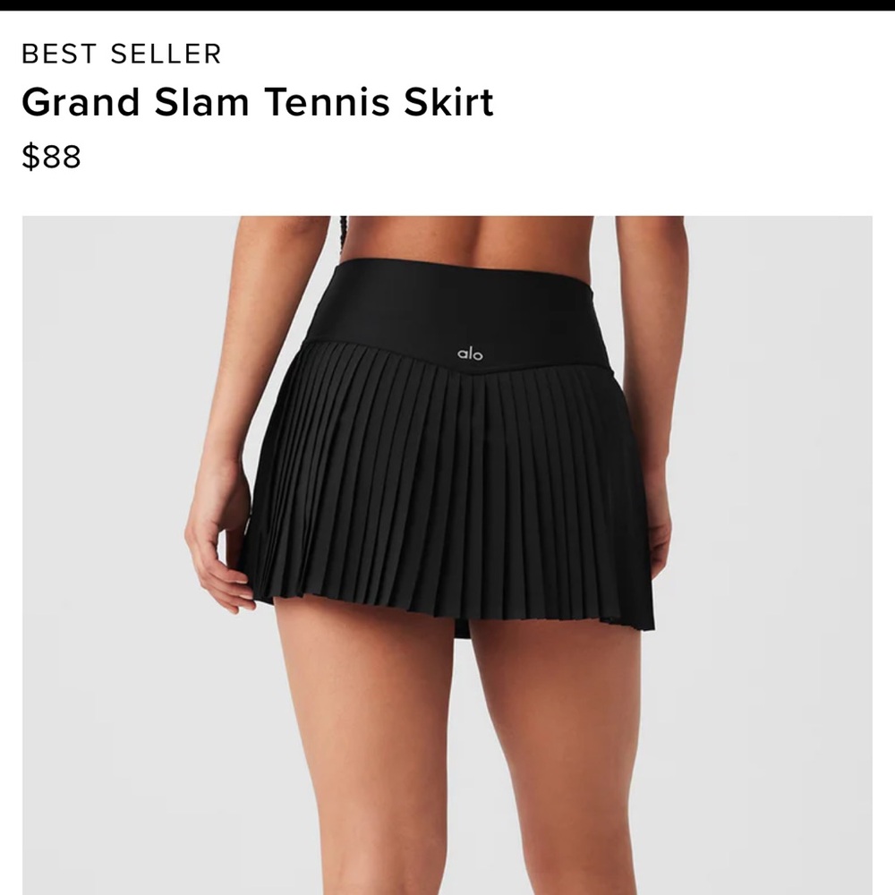 Grand slam tennis skirt